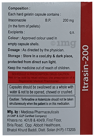 Itrasin 200 Capsule image