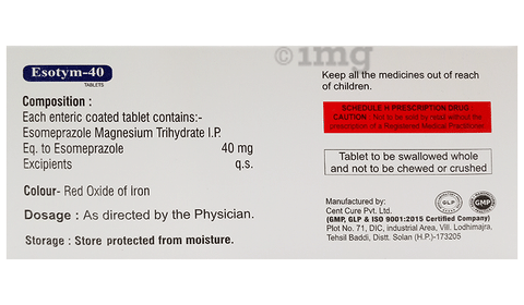 Esotym 40 Tablet image Esotym 40 Tablet image