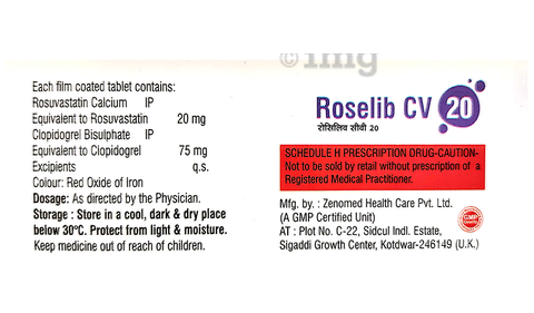Roselib CV 20 Tablet image Roselib CV 20 Tablet image