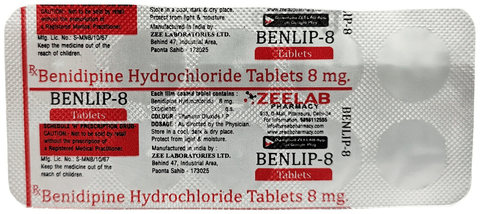Benlip 8mg Tablet image Benlip 8mg Tablet image
