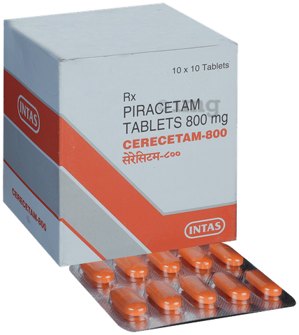 Cerecetam 800 Tablet image