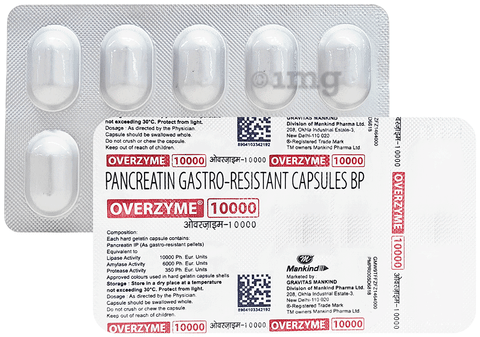 Overzyme 10000 Capsule image Overzyme 10000 Capsule image