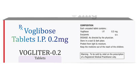 Vogliter 0.2mg Tablet image Vogliter 0.2mg Tablet image