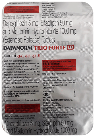 Dapanorm Trio Forte LD Tablet ER