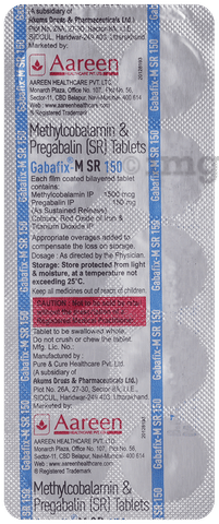 Gabafix-M SR 150 Tablet image