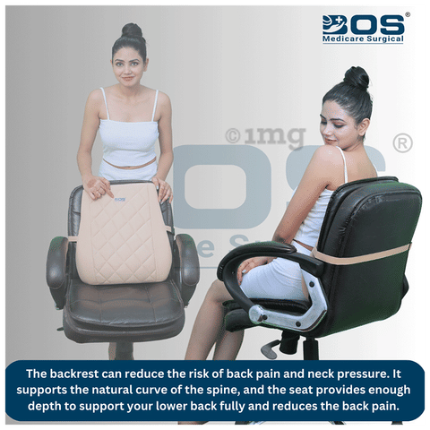 Bos Medicare Surgical Back Rest for Chair, Car Seat Back Support