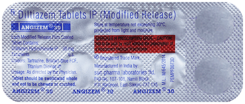 Angizem 30 Tablet MR image