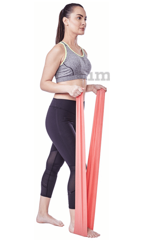 Vissco Light Active Resistance Band for Exercise, Workouts, Gym, Stretching  Red: Buy box of 1.0 Unit at best price in India