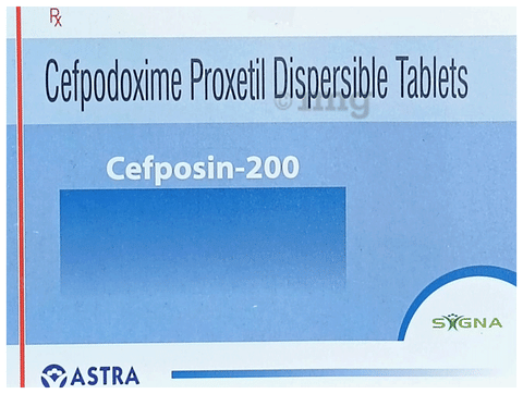 Cefposin 200 Tablet DT image Cefposin 200 Tablet DT image