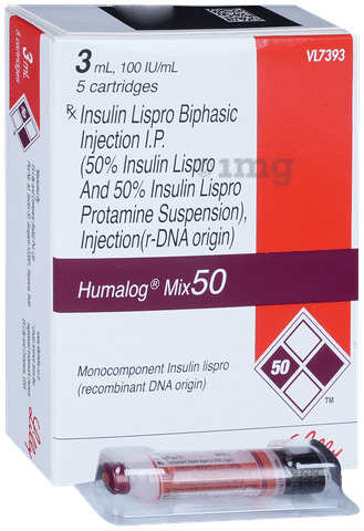 Humalog Mix 50 100IU/ml Cartridge