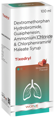 Tixodryl Syrup Strawberry