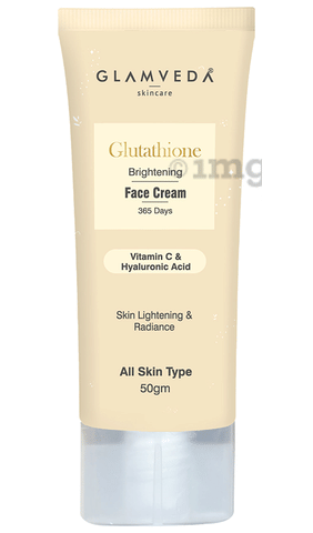 glutathione peptide subcutaneous Glamveda Glutathione Brightening Face Cream All Skin Type: Buy tube of 50.0  gm Cream at best price in India
