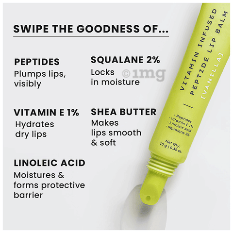 Hyphen Vitamin Infused Peptide Lip Balm Vanilla: Buy tube of