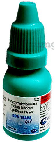 Buy Dew Tears Gel Eye Drop Online: View Uses, Side Effects, Price,  Substitutes | 1mg