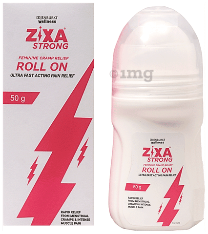 ZIXA Strong Feminine Cramp Relief Roll On | Dual Action Period