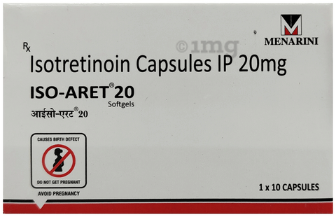 Iso Aret 20mg Capsule image Iso Aret 20mg Capsule image