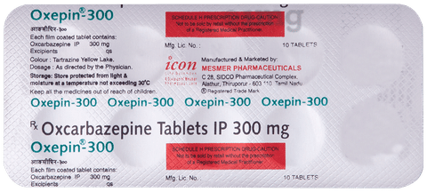 Oxepin 300mg Tablet image Oxepin 300mg Tablet image