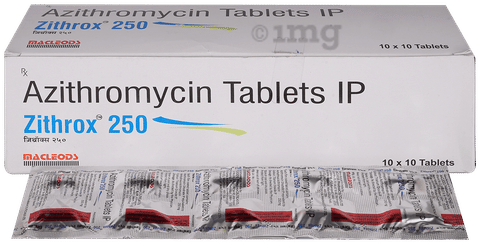 Zithrox 250 Tablet image
