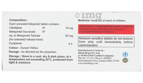 Cilcontrol-M 10/50 Tablet ER image