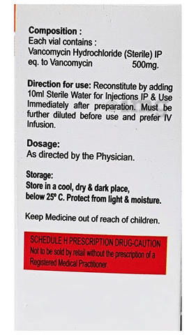 Vancostin 500mg Injection image