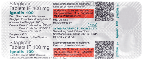 Ignalis 100 Tablet image Ignalis 100 Tablet image