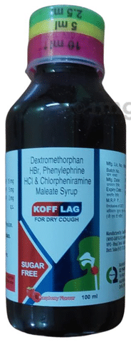 Koff Lag Syrup Raspberry Sugar Free