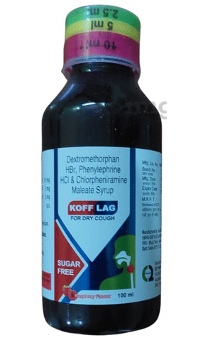 Koff Lag Syrup Raspberry Sugar Free image