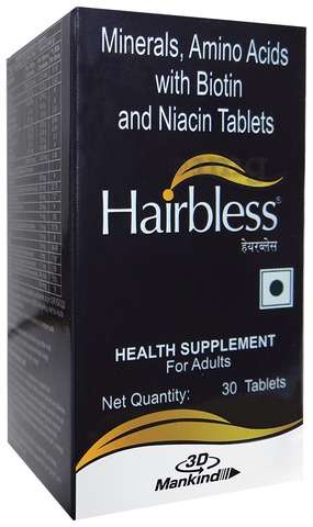 Hairbless Tablet 10S  Buy Medicines online at Best Price from Netmedscom