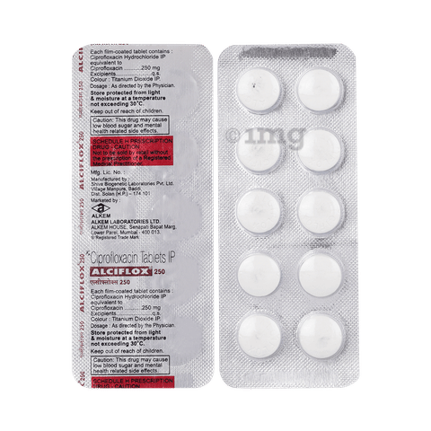 alciflox 250mg tablet