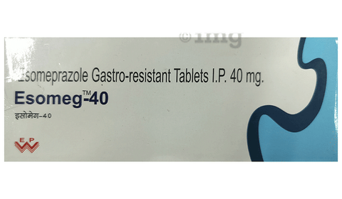 Esomeg 40mg Tablet image