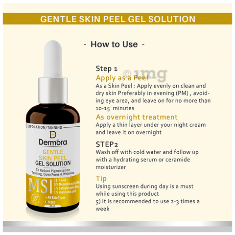 Gel solution clearance