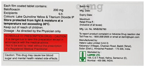 B-Cin 200mg Tablet image