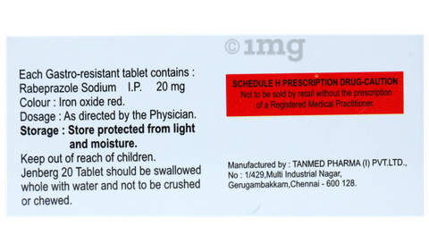 Jenberg 20 Tablet image