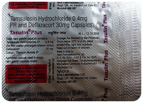 Tasulin Plus 0.4mg/30mg Capsule
