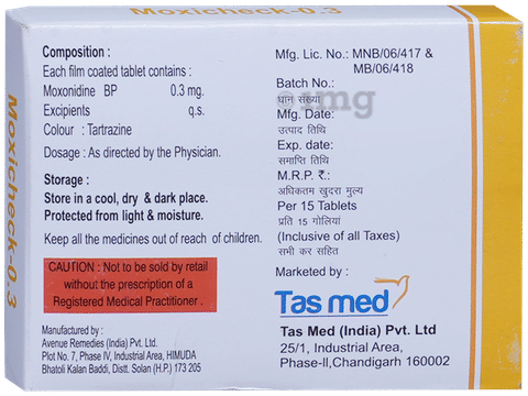 Moxicheck 0.3 Tablet image Moxicheck 0.3 Tablet image