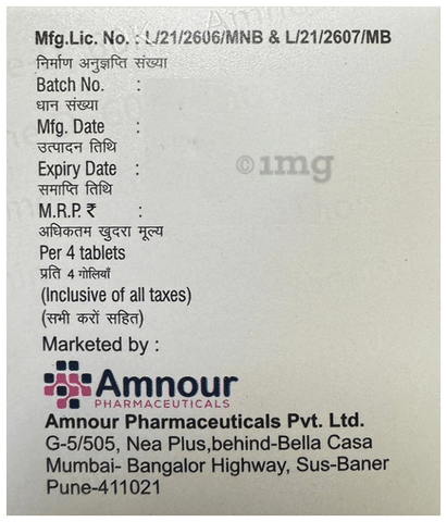 Amnoshine-D3 60K Chewable Tablet Orange Sugar Free