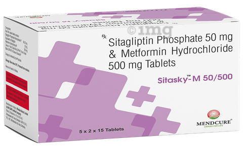Sitasky-M 50/500 Tablet image Sitasky-M 50/500 Tablet image