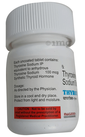 थायरोक्स 100 टैबलेट image