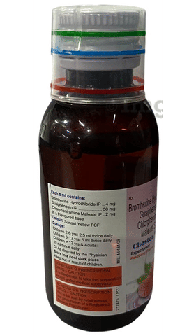 Cheston Expectorant Raspberry Sugar Free image Cheston Expectorant Raspberry Sugar Free image