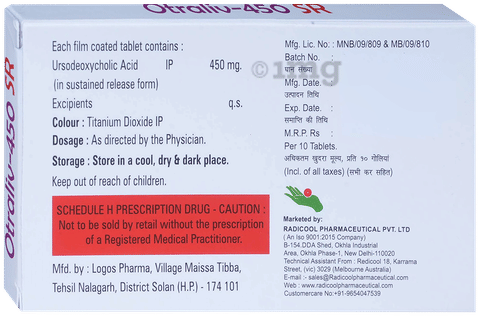 Otraliv 450mg Tablet SR image Otraliv 450mg Tablet SR image