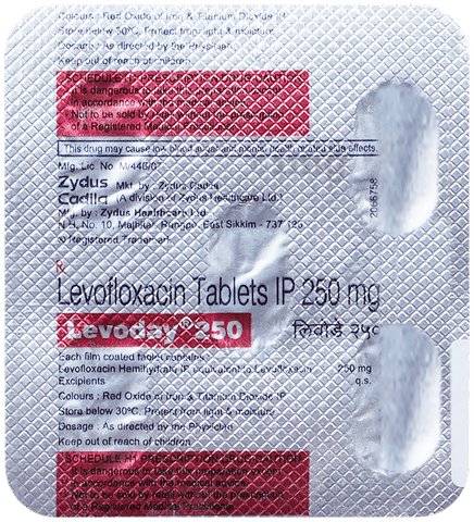 Levoday 250 Tablet image