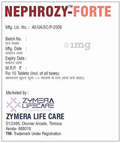 Nephrozy-Forte Tablet image