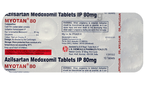 Myotan 80 Tablet image Myotan 80 Tablet image
