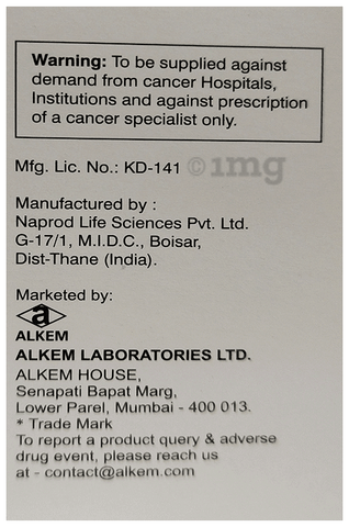 Alrubicin 100 Injection image Alrubicin 100 Injection image