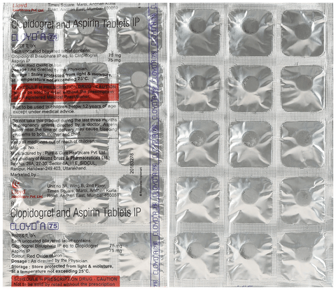 Cloyd A 75mg/75mg Tablet image Cloyd A 75mg/75mg Tablet image