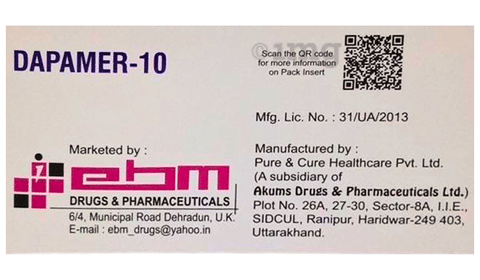 Dapamer 10 Tablet image Dapamer 10 Tablet image