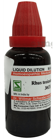 Dr Willmar Schwabe India Rhus Toxicodendron Dilution 30 CH: Buy
