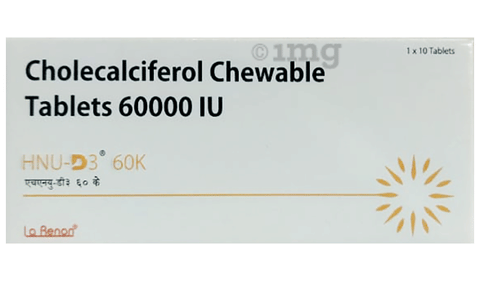 Hnu-D3 60K Chewable Tablet image Hnu-D3 60K Chewable Tablet image