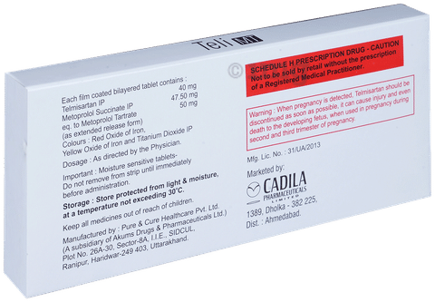 Teli MT 50 mg Tablet