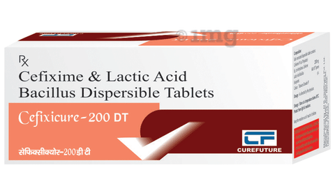 Cefixicure 200 DT Tablet image